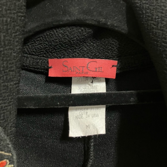 Vintage Saint Gil Black Jacket - Picture 3 of 3